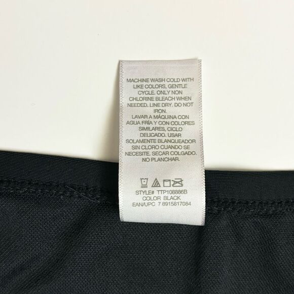 Time and Tru High Waisted Swim Bikini Bottoms - Black - Size 2x / 20 - 22 - Picture 6 of 6